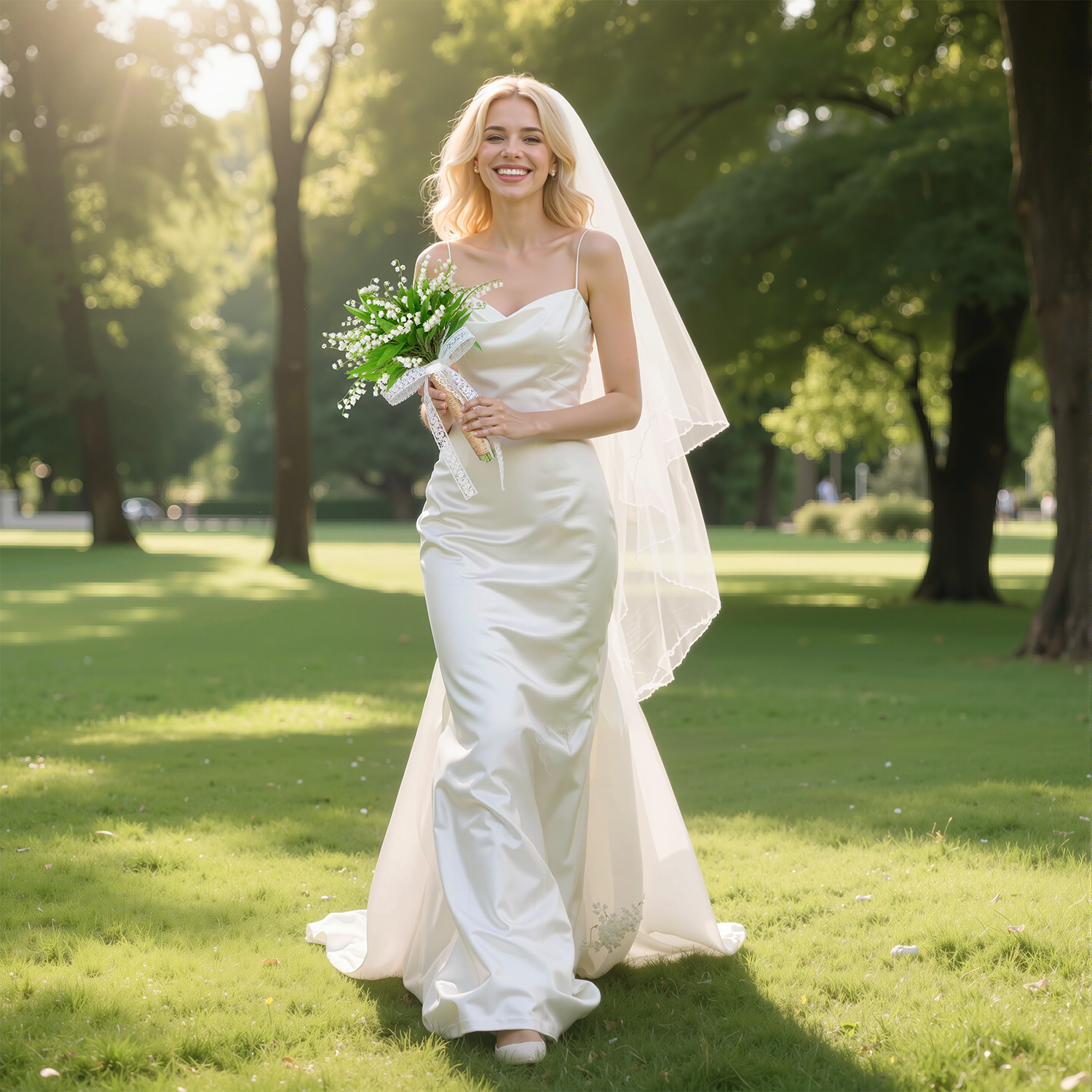 Uflower White Series With Greenery  Bride Bouquet Wrist Corsage Groom Boutonniere Wedding Event Supplies