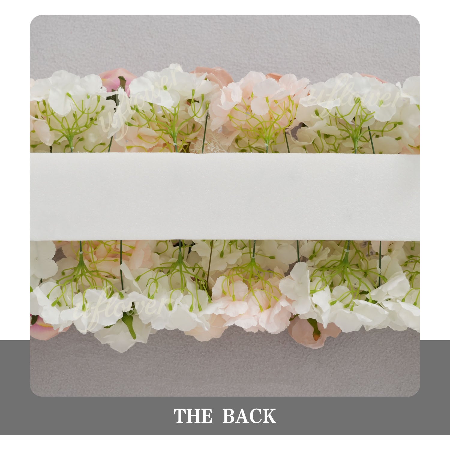 Uflower Champagne Pink Rose Arrangement Wedding Backdrop Floral Props