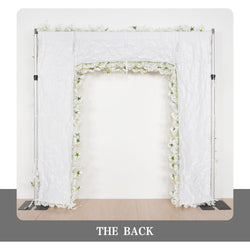 Uflower White Rose Wedding Background Flower Arrangement Arch Decoration