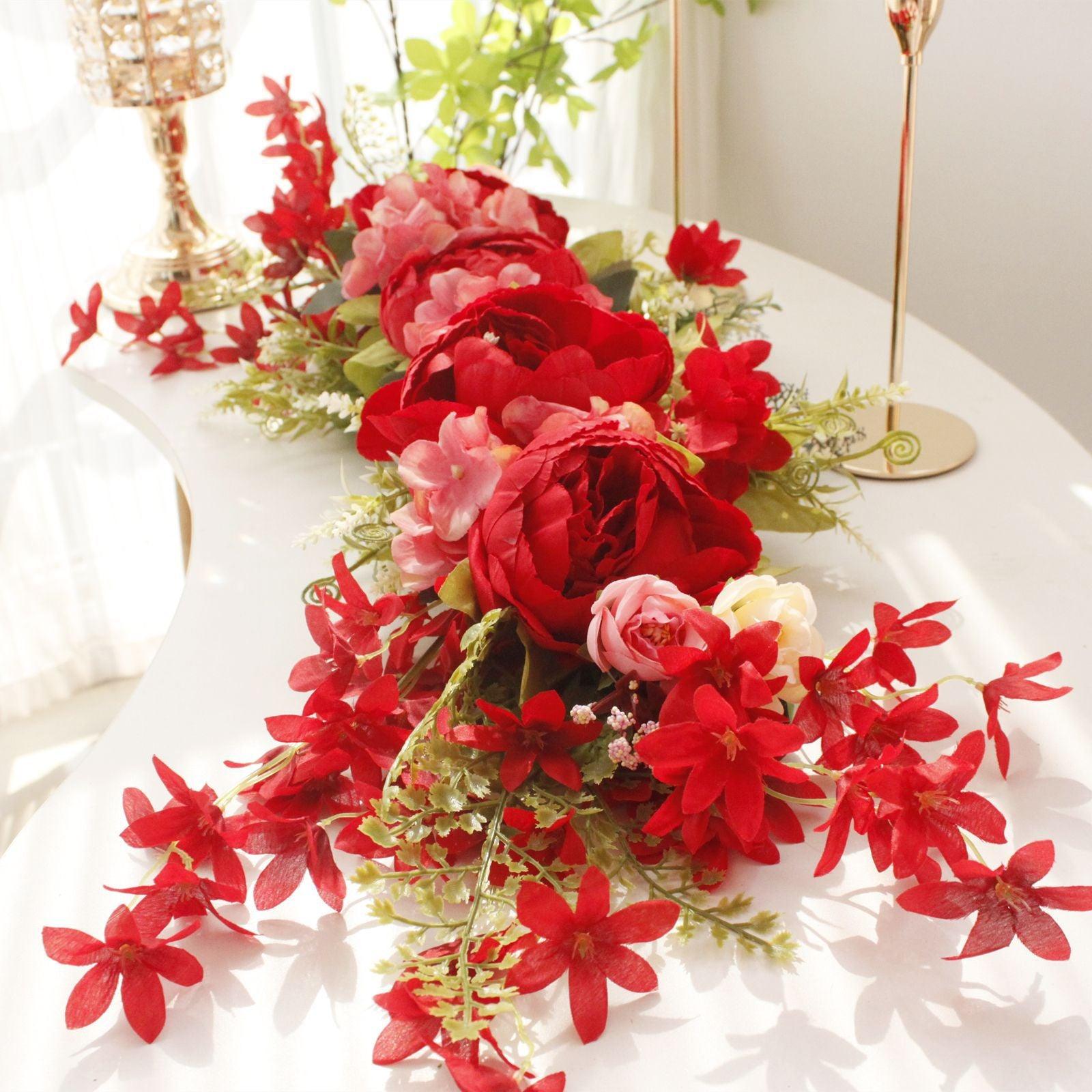 New simulated door lintel decoration table flowers