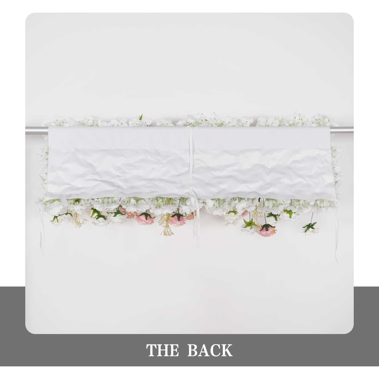 Uflower Pink Khaki Rose Wedding Background Flower Arrangement Arch Decoration