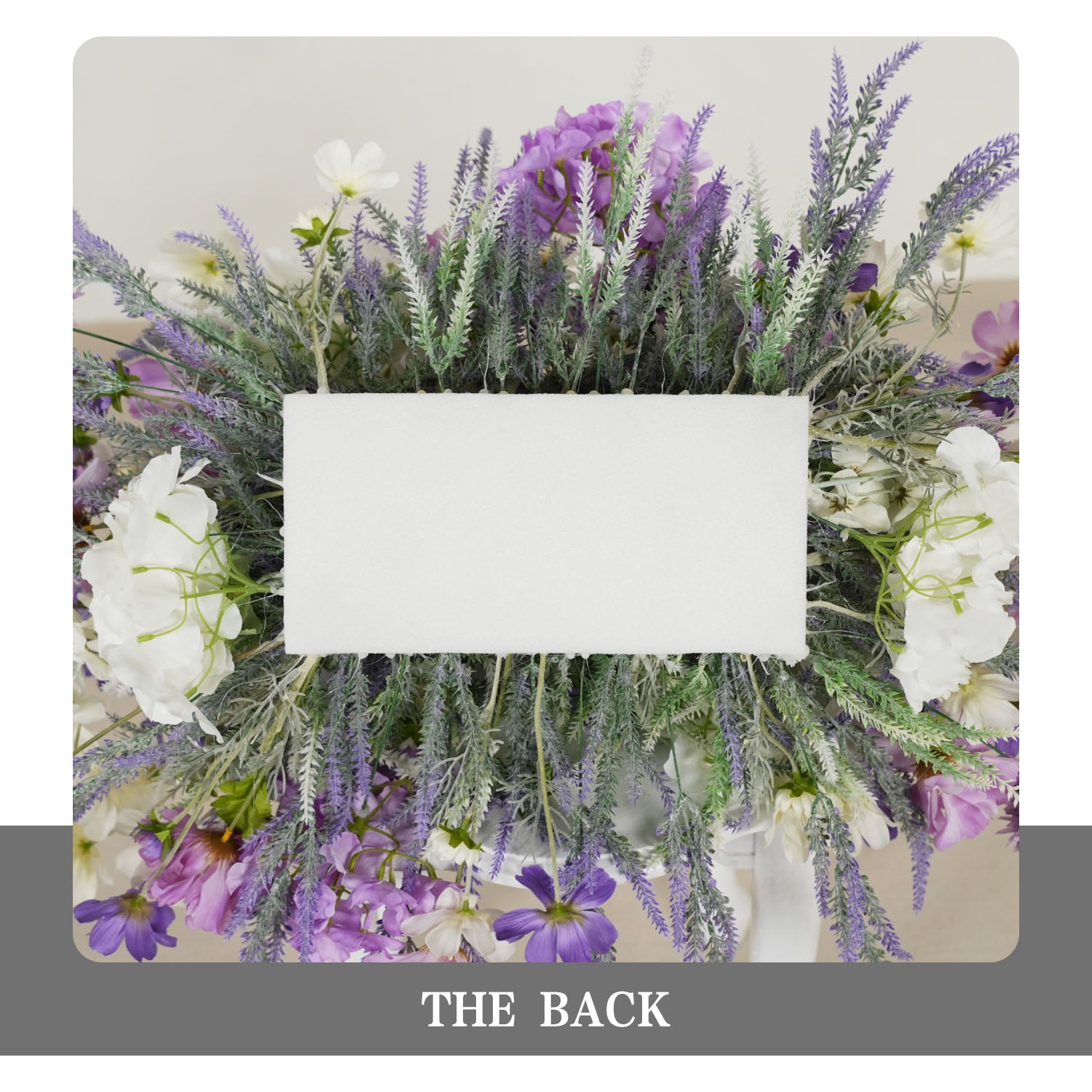 Artificial Purple Lavender Hang Flower Arrangement Wedding Backdrop Decor Props