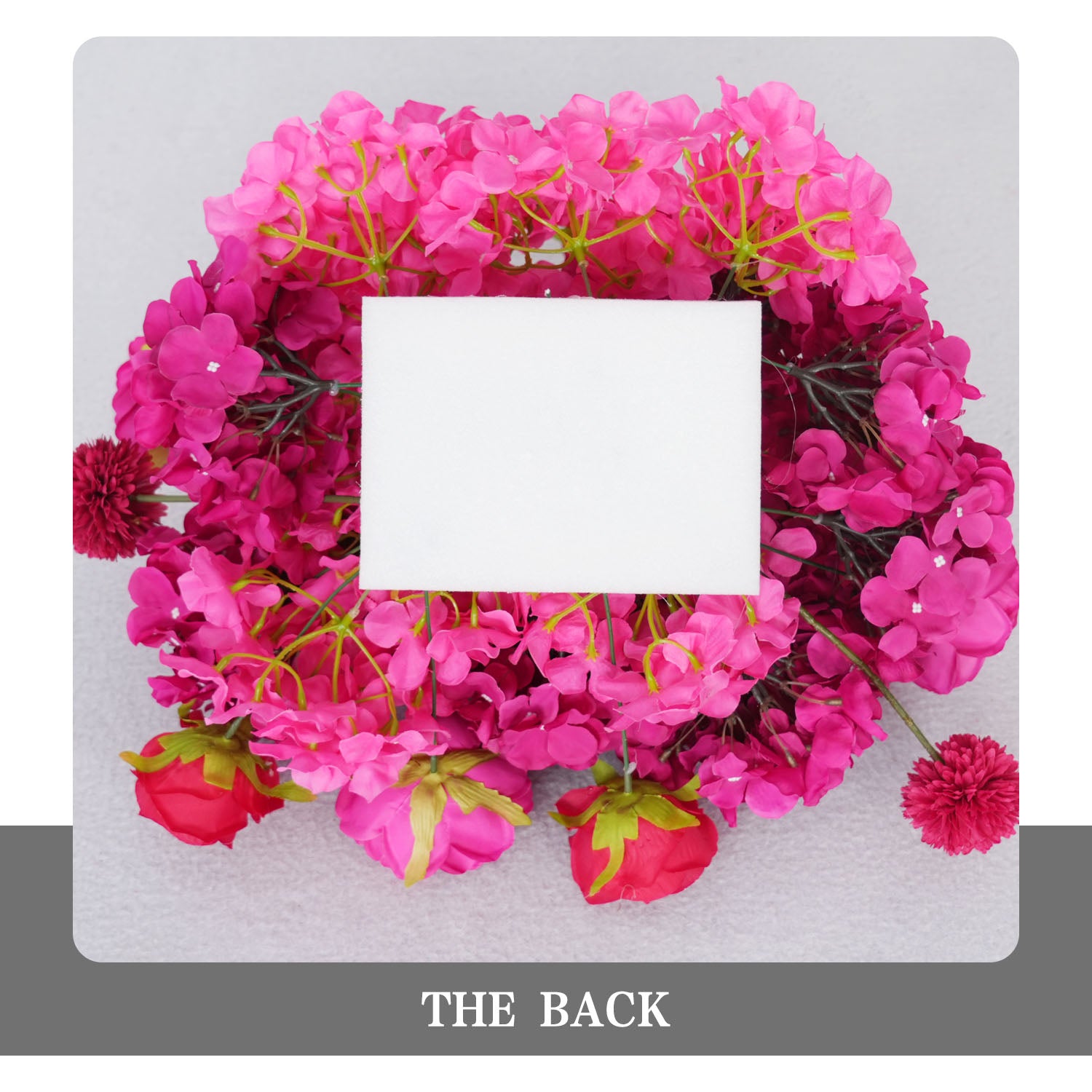 Artificial Rose Red Wedding KT Background Decor Flower Row