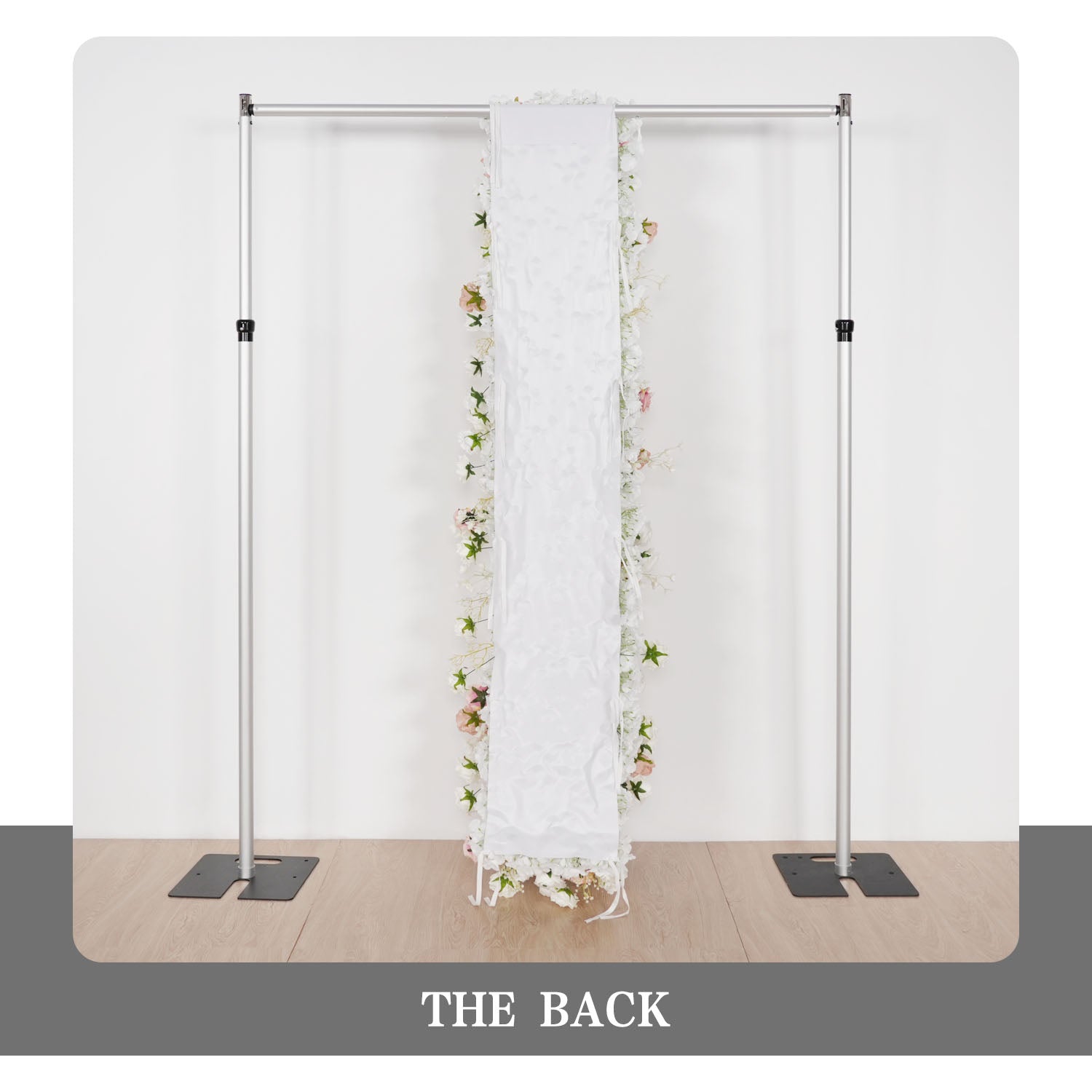 Uflower Pink Khaki Rose Wedding Background Flower Arrangement Arch Decoration