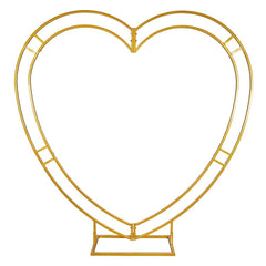 Flat heart-shaped arch wedding background props