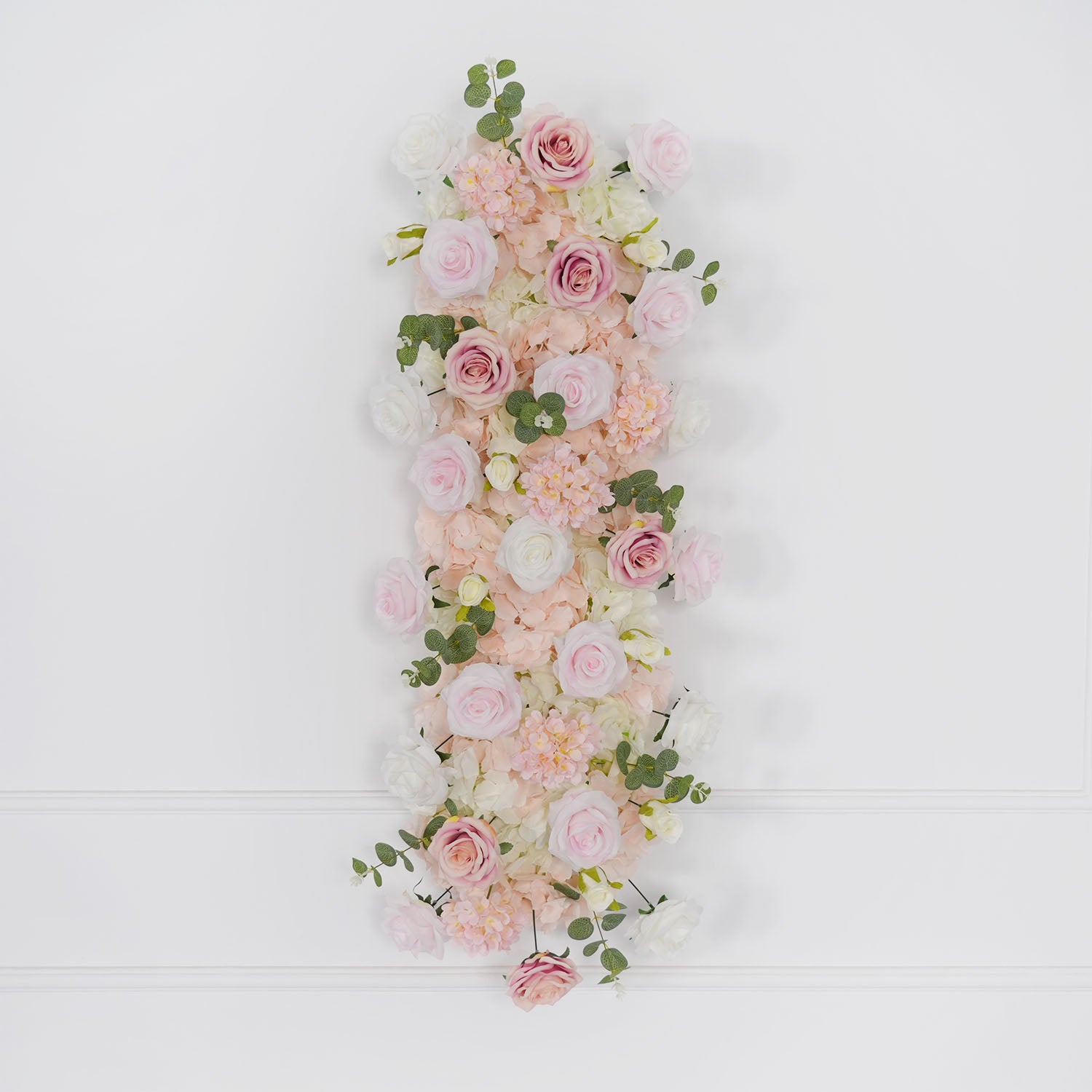 Uflower Pink Series Wedding Backdrop Arch Decor Floral Arrangement