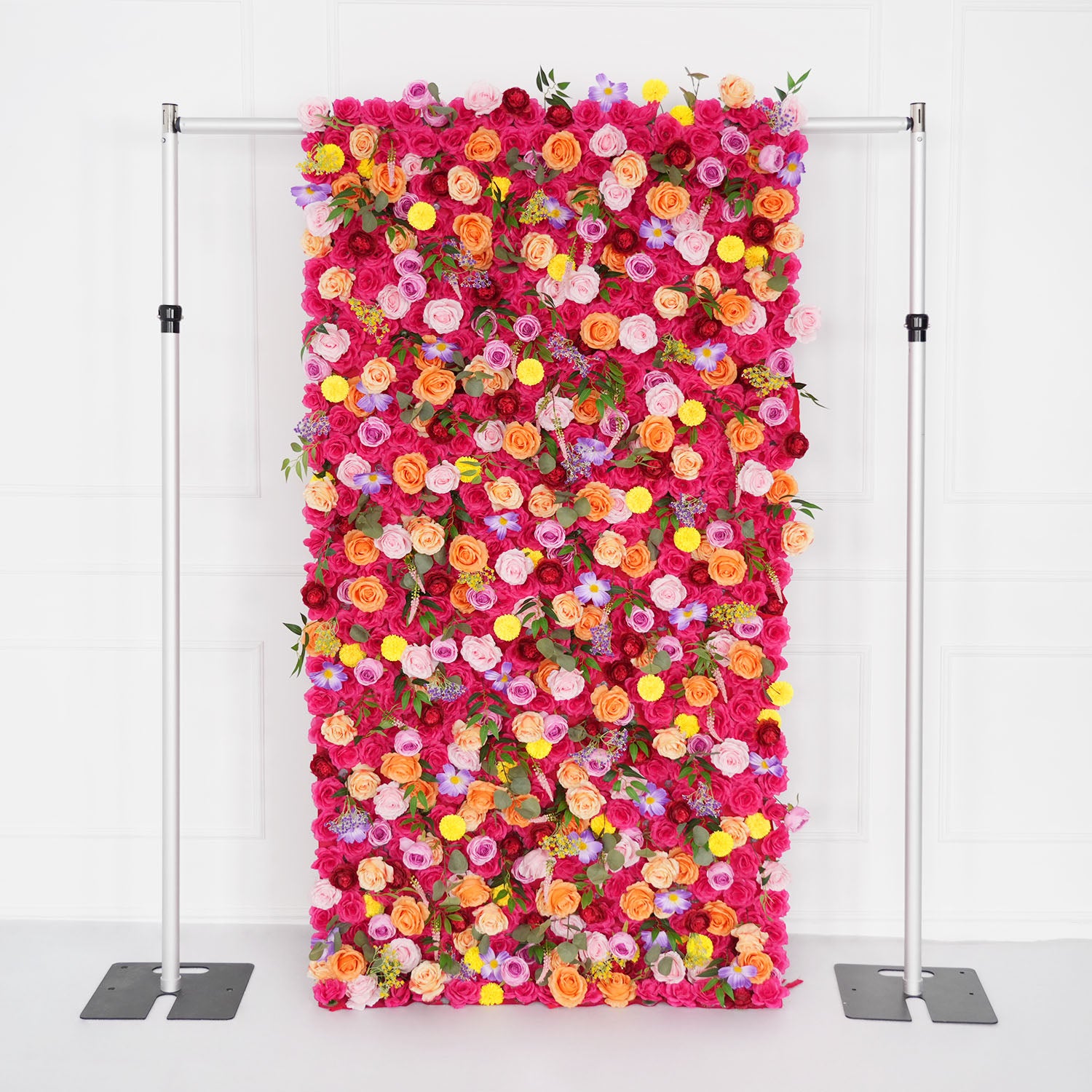 Uflower Artificial Colored Flower Wall Wedding Backdrop Deco Birthday Party