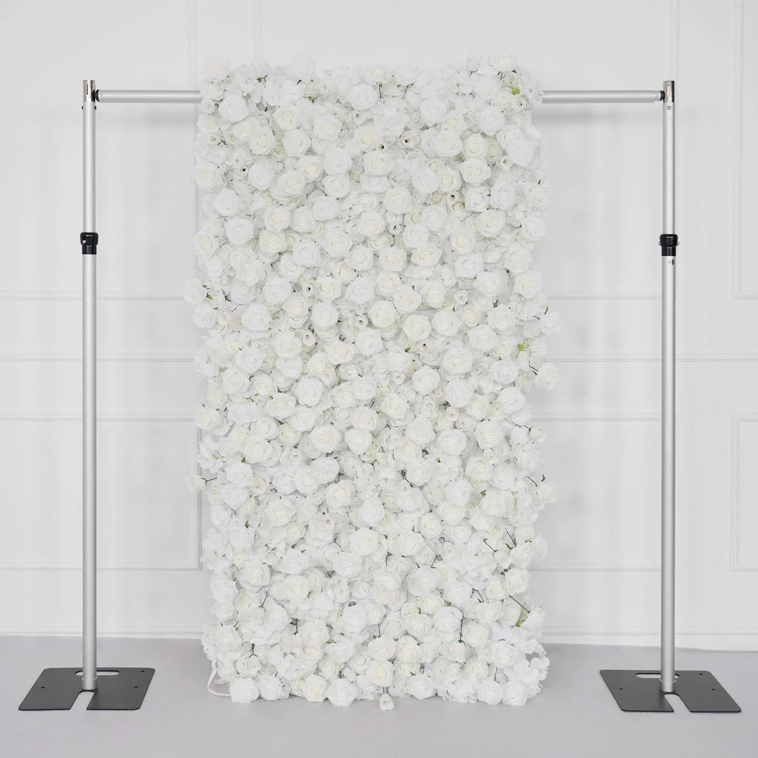 Uflower Artificial White Flower Wall Wedding Backdrop Decor - Uflower