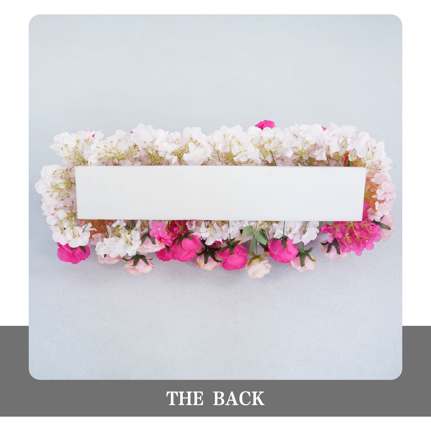 Uflower Rose red rose wedding background arch KT board decoration flower arrangement