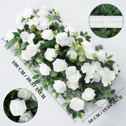 White Rose Banyan Leaf Door Arch Wedding Floral Arch