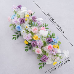 Uflower Colored Table Runner Arrangement Wedding Backdrop Wall Decor
