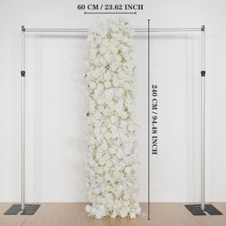 Uflower White Rose Wedding Background Flower Arrangement Arch Decoration