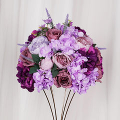 35cm Purple Flower Arrangements 2 picture