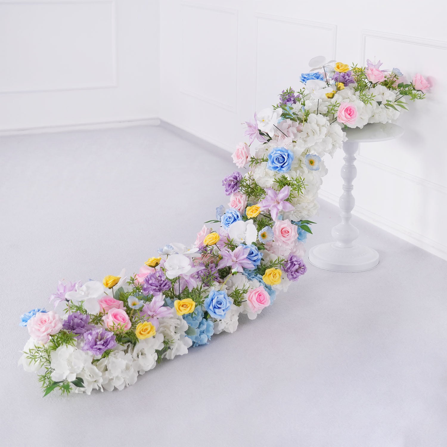 Uflower Colored Table Runner Arrangement Wedding Backdrop Wall Decor