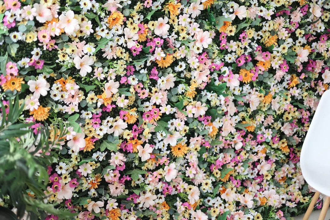 Mixed Color African Chrysanthemum Wall Party Wedding Background