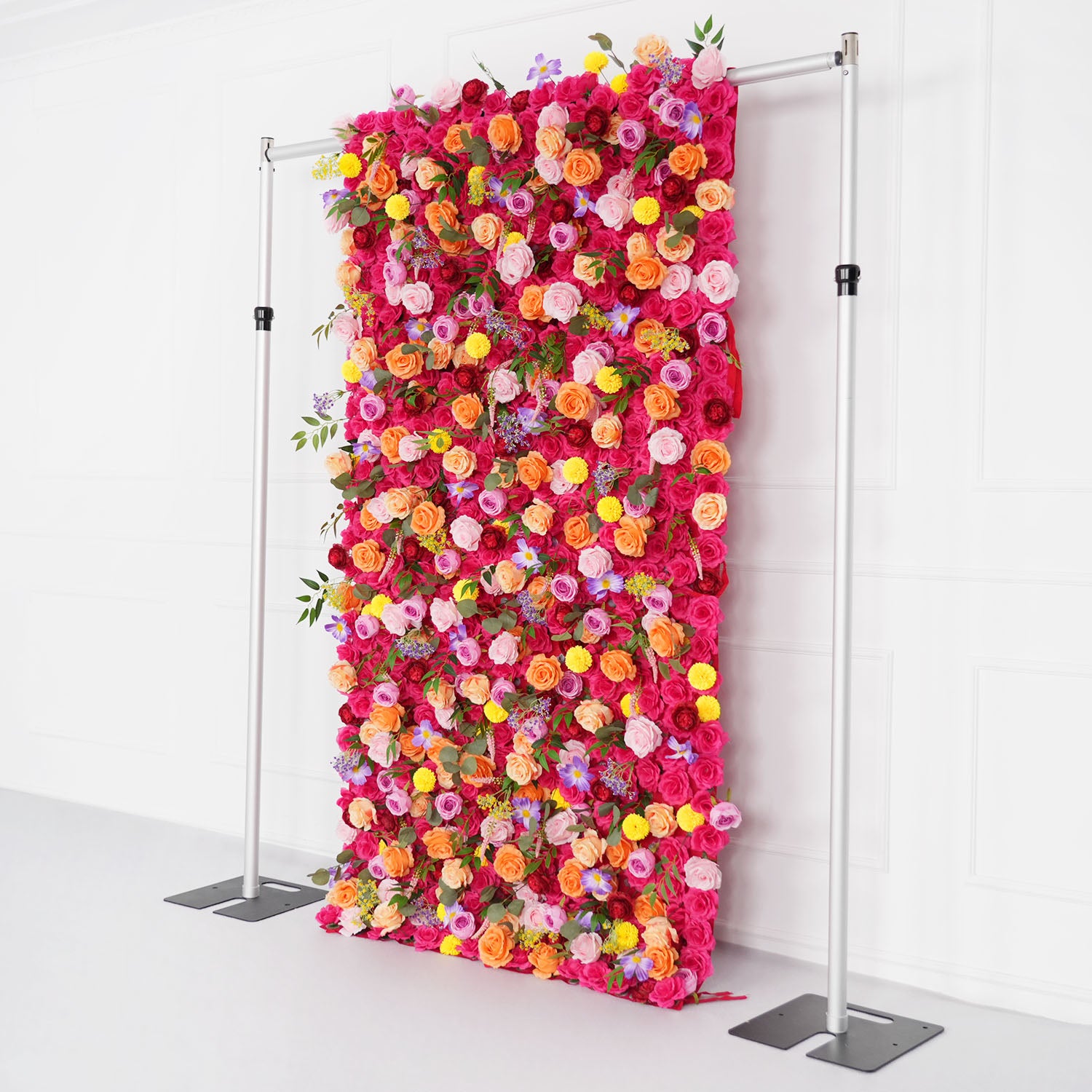Uflower Artificial Colored Flower Wall Wedding Backdrop Deco Birthday Party
