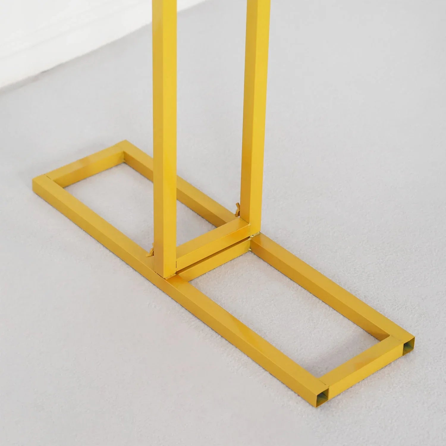 Uflower White Gold Retractable Flower Stand Adjustable Wedding Stage Background Shelf - Uflower