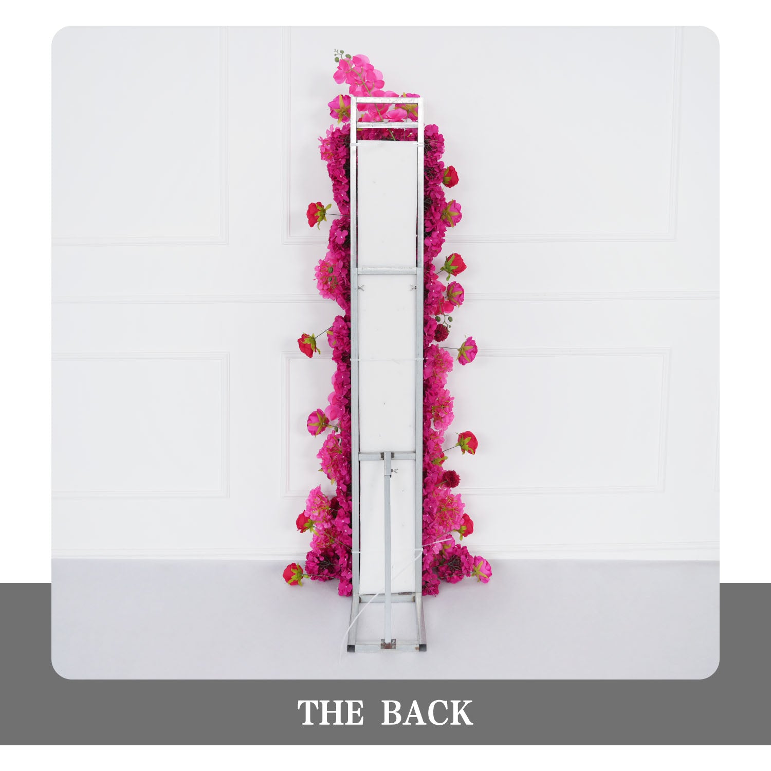 Artificial Rose Red Wedding KT Background Decor Flower Row