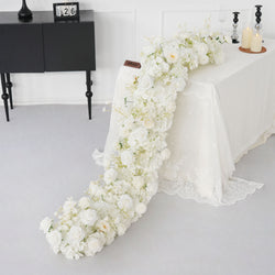 Uflower Artificial Flower Row Sofa Table Runner Floor Flower Arrangement