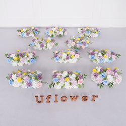 Uflower Colored Table Runner Arrangement Wedding Backdrop Wall Decor
