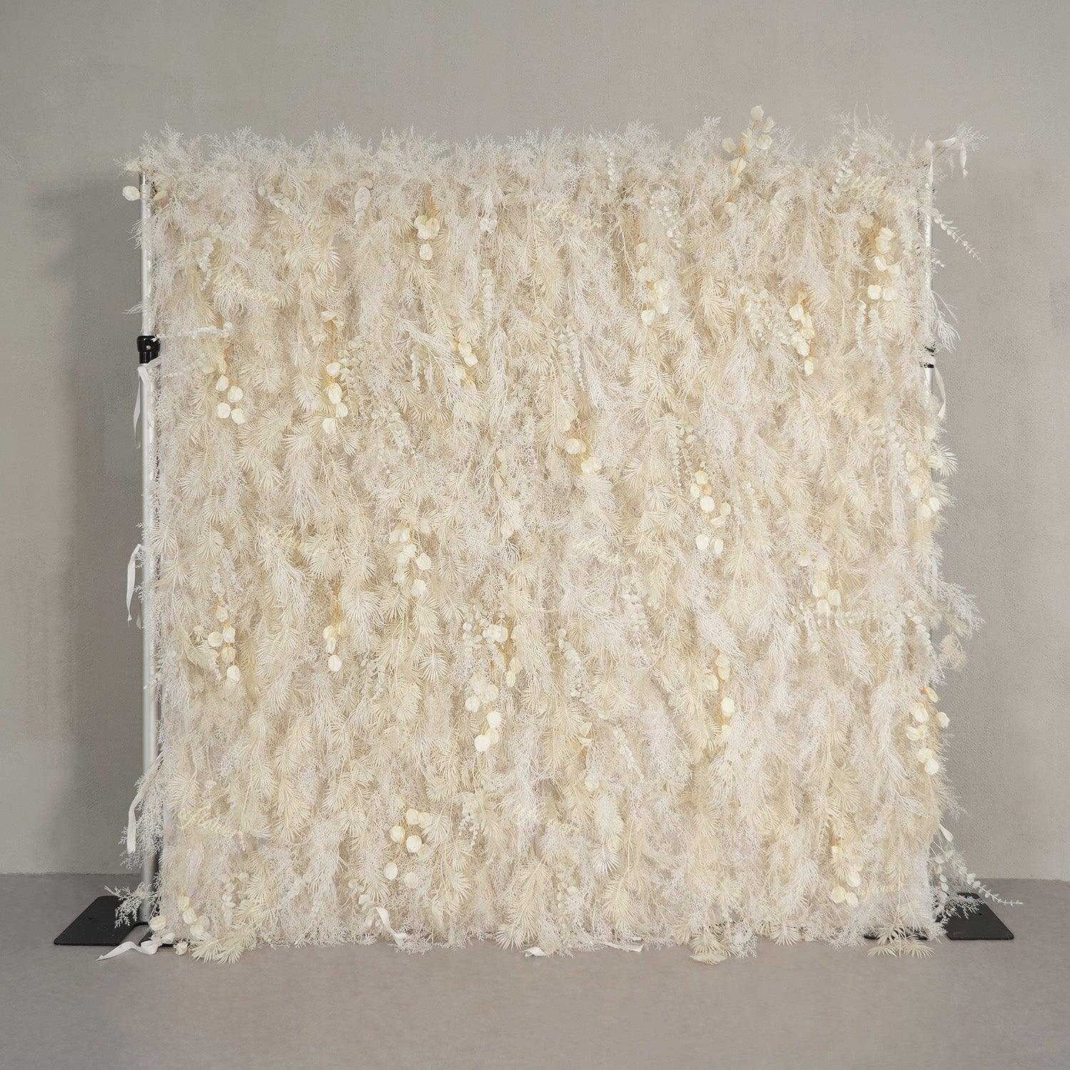 Uflower Luxury Ivory Lantern Flower Wall Backdrop Wedding Party Decoration SET80212 - Uflower