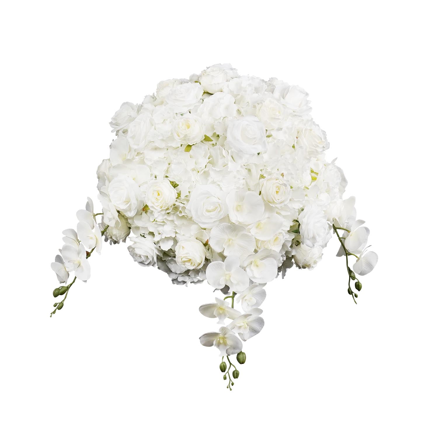 50cm Cream White Spherical Faux Flower Arrangements 9 picture