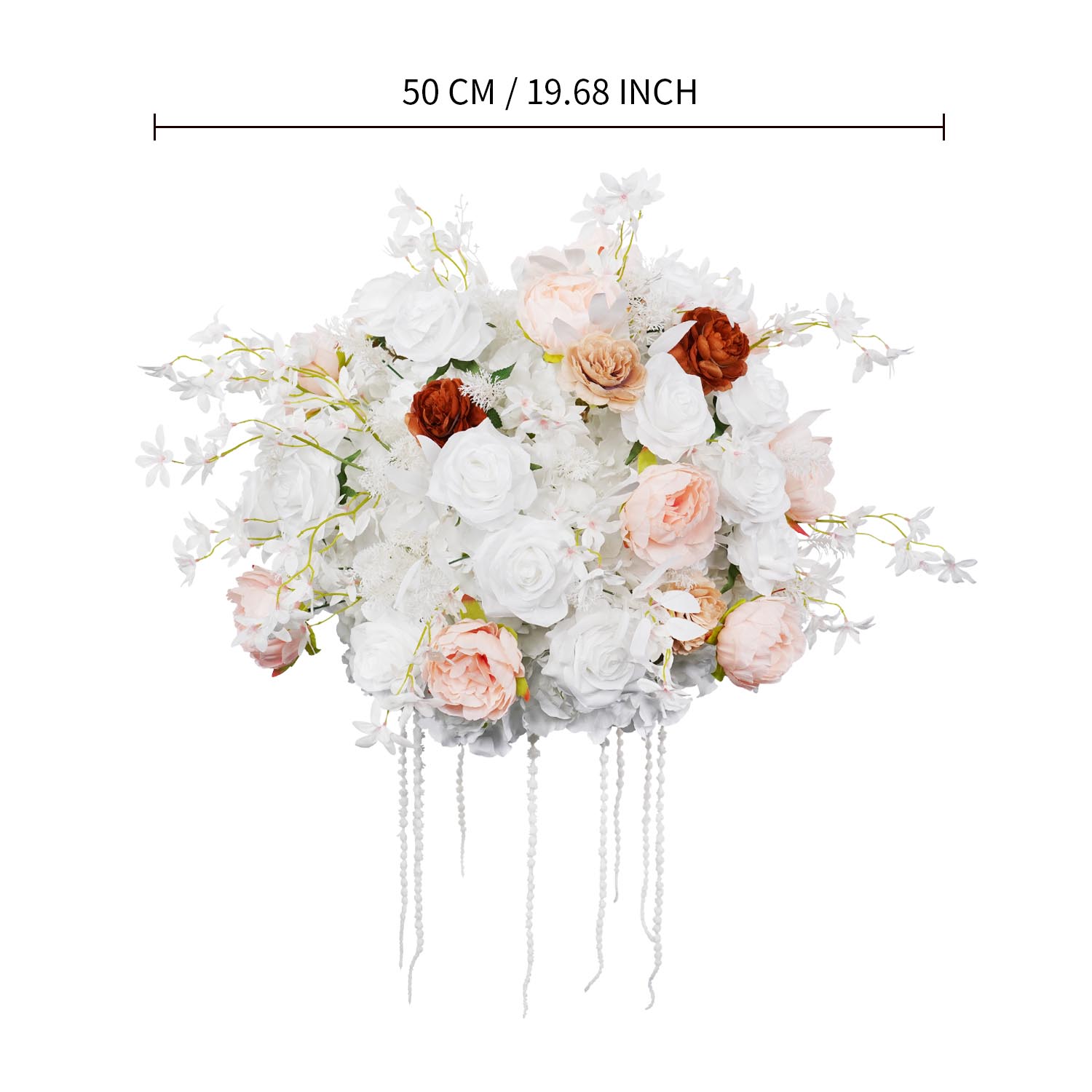 50cm White Dried Flower Arrangements 9 picture