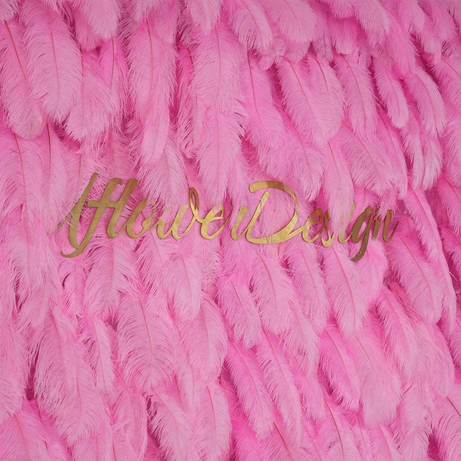 Uflower Artificial Pink 5D Flower Wall Wedding Backdrop Deco Birthday Party