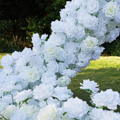 2.2m*2.2m Rose Heart-Shaped Wedding Flower Arch Decor