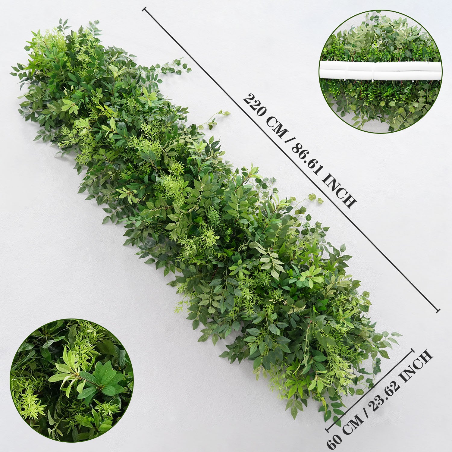 Uflower Leaf Flower Row Door Arch Floral Arrangement