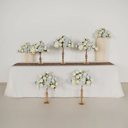 Uflower White Rose Wedding Table Centerpiece Flower Arrangement