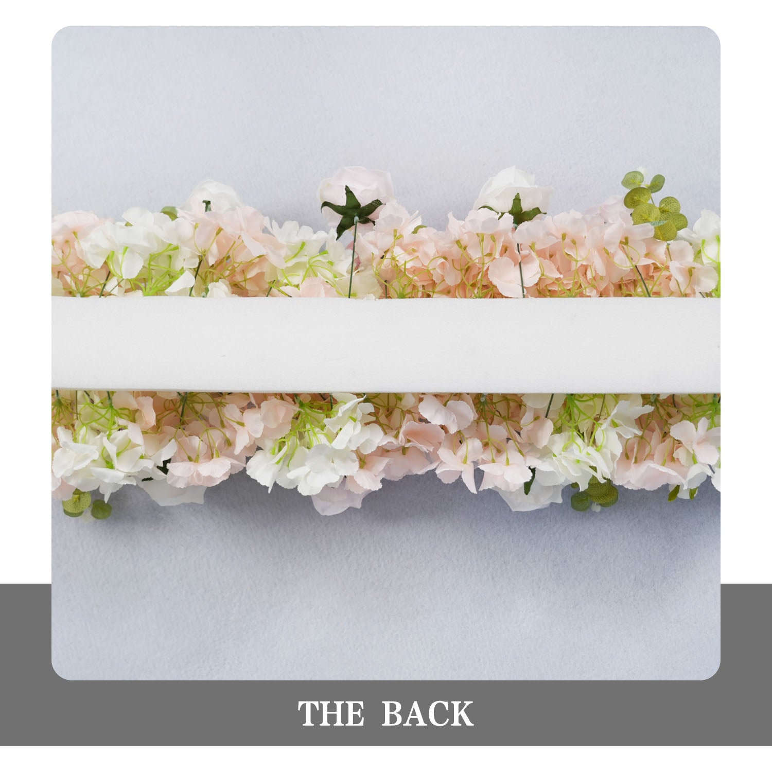 Uflower Pink Series Wedding Backdrop Arch Decor Floral Arrangement