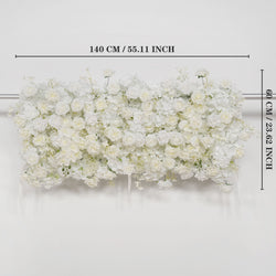 Uflower White Rose Wedding Background Flower Arrangement Arch Decoration