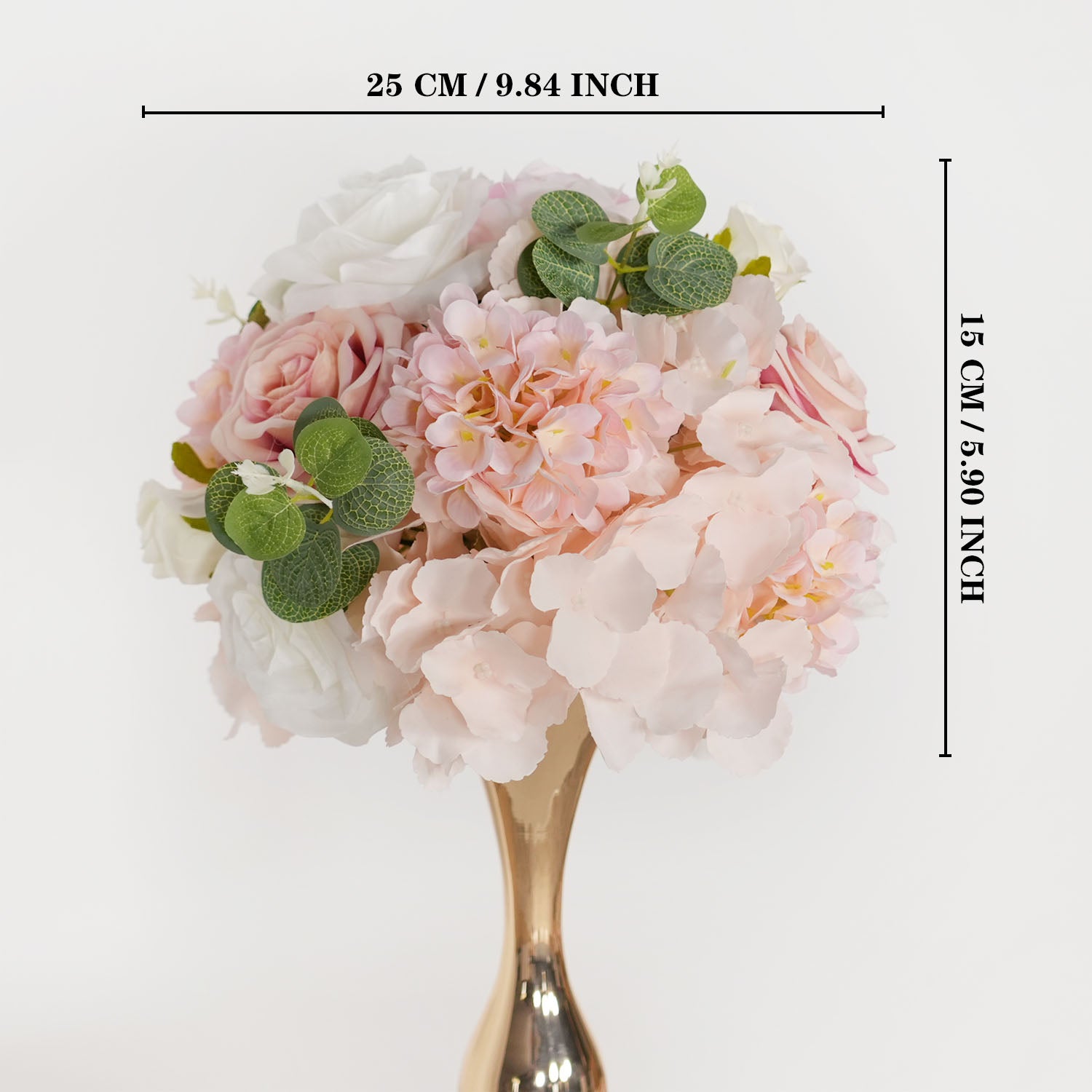 Uflower Wedding Backdrop Decor Flower Row Table Runner