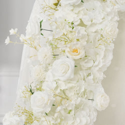 Uflower Artificial Flower Row Sofa Table Runner Floor Flower Arrangement