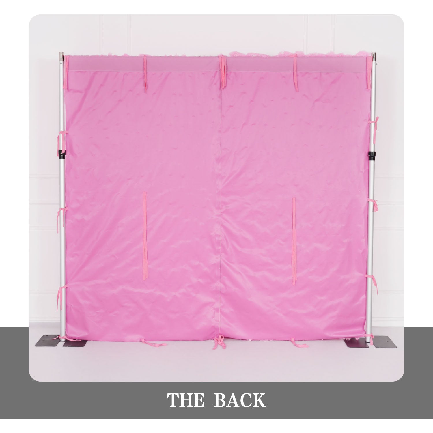 Uflower Artificial Pink 5D Flower Wall Wedding Backdrop Deco Birthday Party