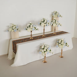 Uflower White Rose Wedding Table Centerpiece Flower Arrangement