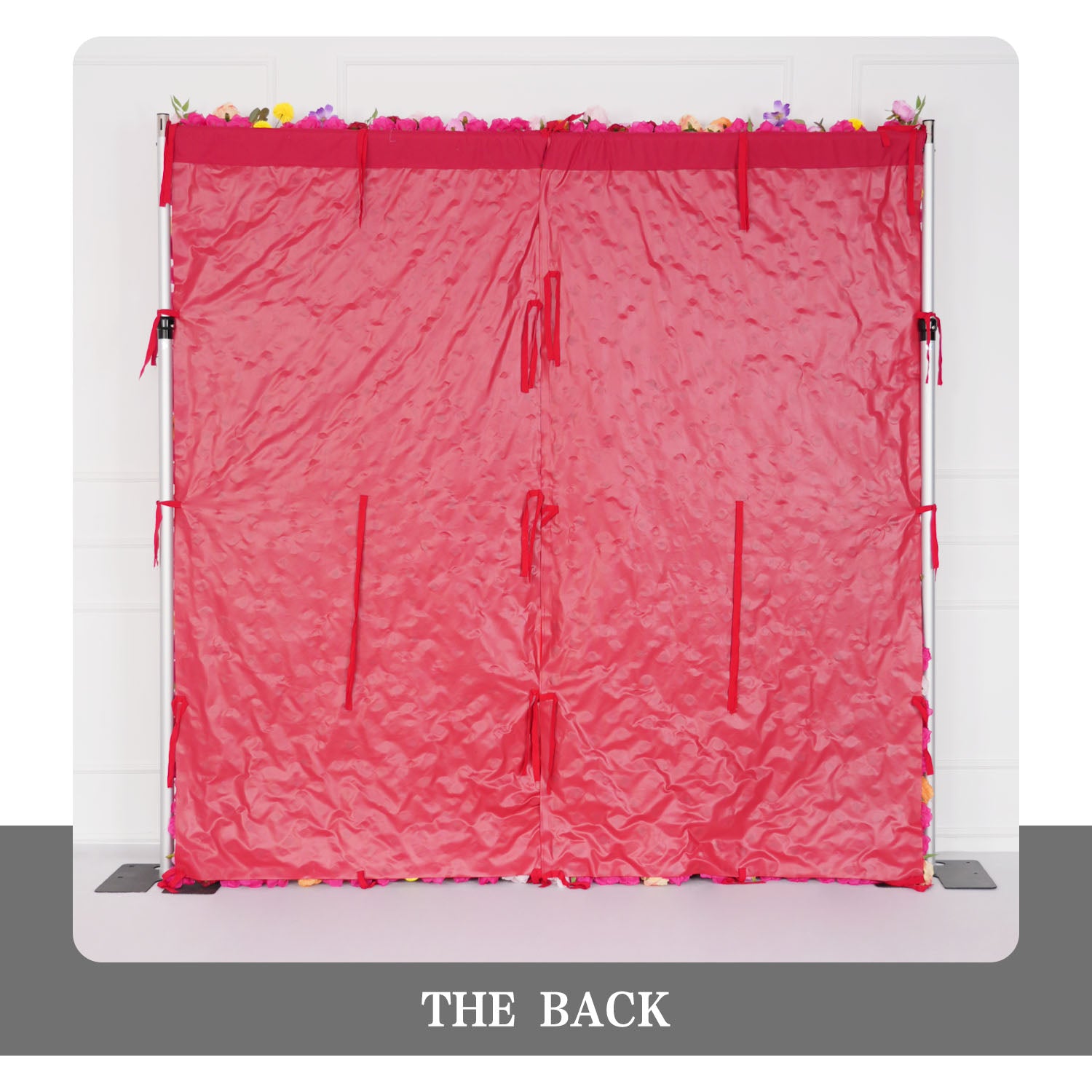 Uflower Artificial Colored Flower Wall Wedding Backdrop Deco Birthday Party