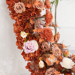 Uflower Artificial Flower Row Sofa Table Runner Floor Flower Arrangement