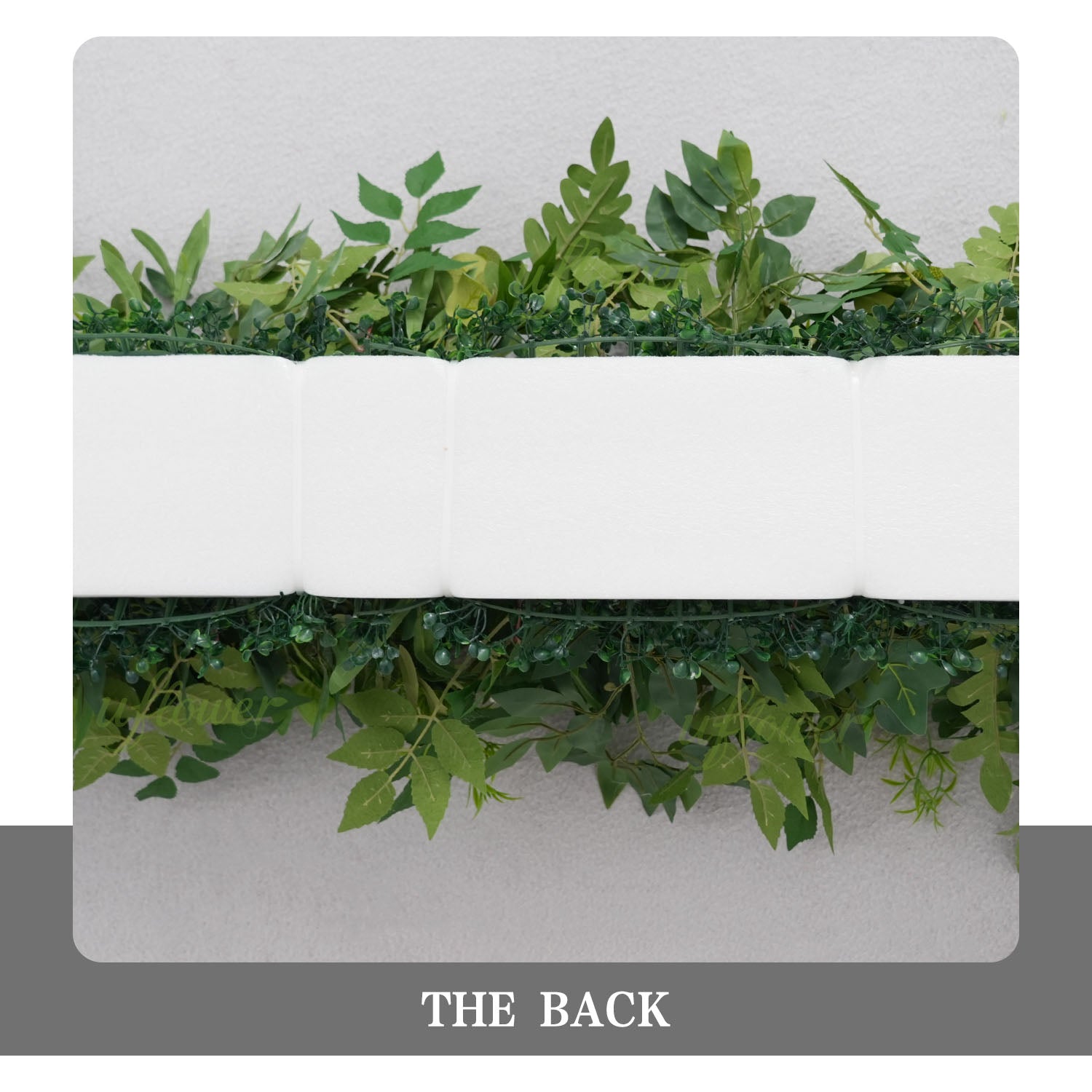 Uflower Artificial Greenery Flower Row Wedding KT Backdrop Decor