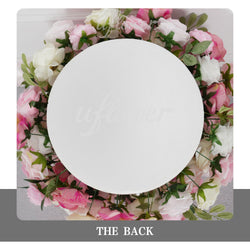 Artificial Pink Rose Flower Arrangement Wedding Backdrop Decor Props