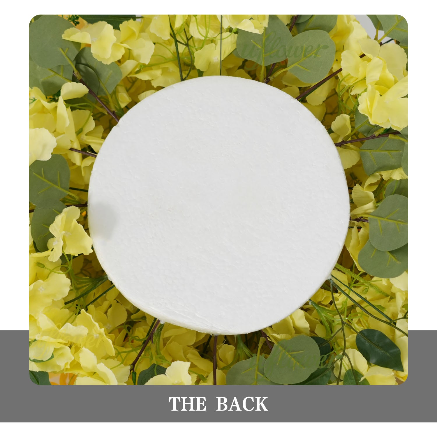 Uflower Yellow Rose Sunflower Table Runner Sofa Floral Wedding Backdrop Decor