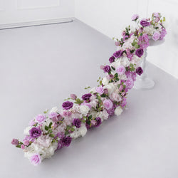 Uflower Artificial Flower Row Sofa Table Runner Floor Flower Arrangement