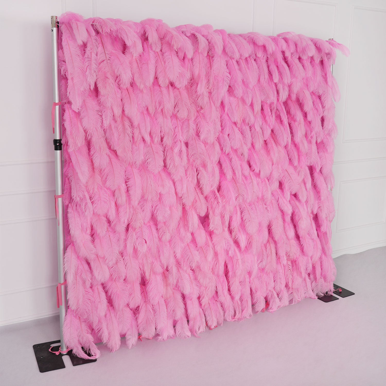 Uflower Artificial Pink 5D Flower Wall Wedding Backdrop Deco Birthday Party