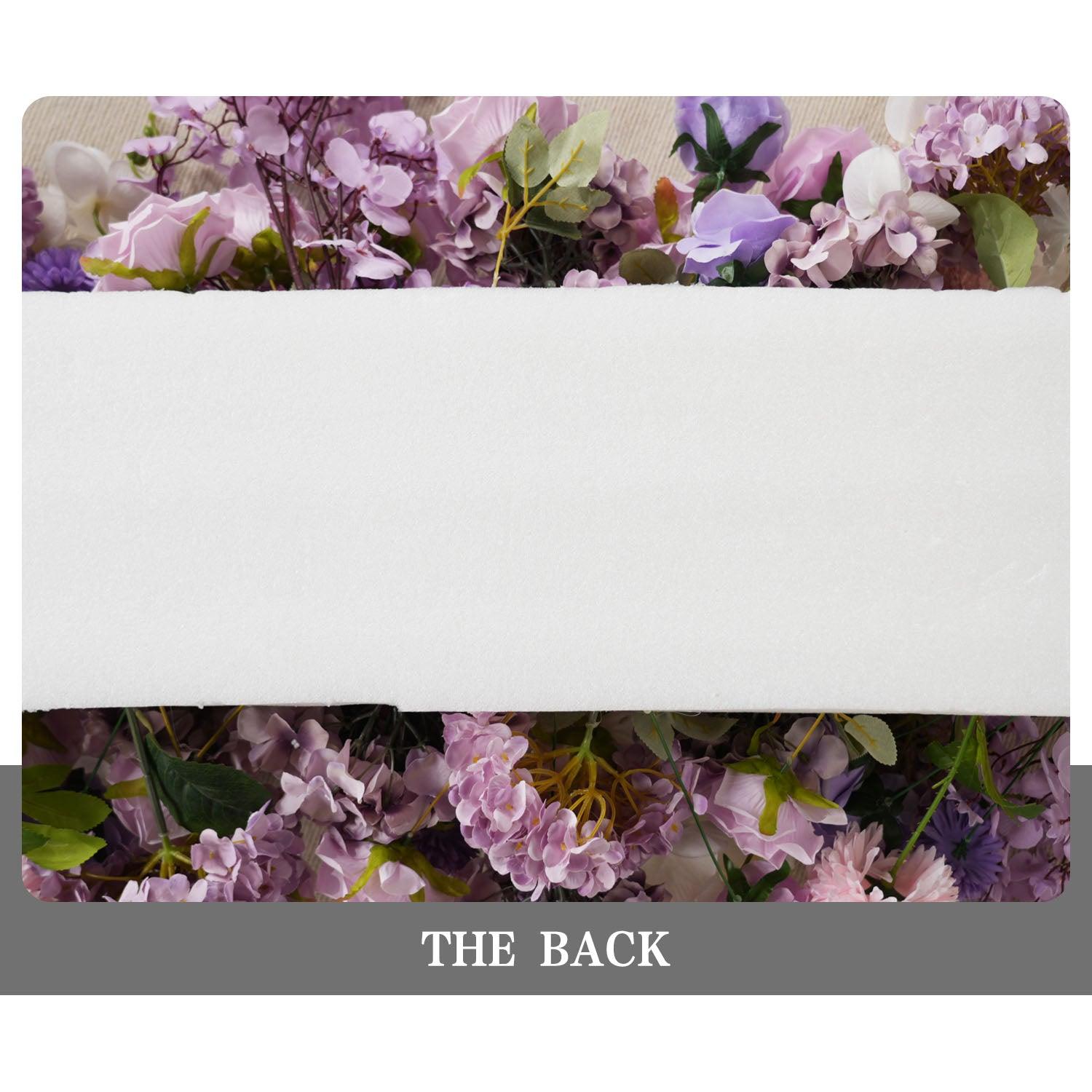 Artificial 5D Luxury Purple White Rose Butterfly Orchid Floor Row 7 picture