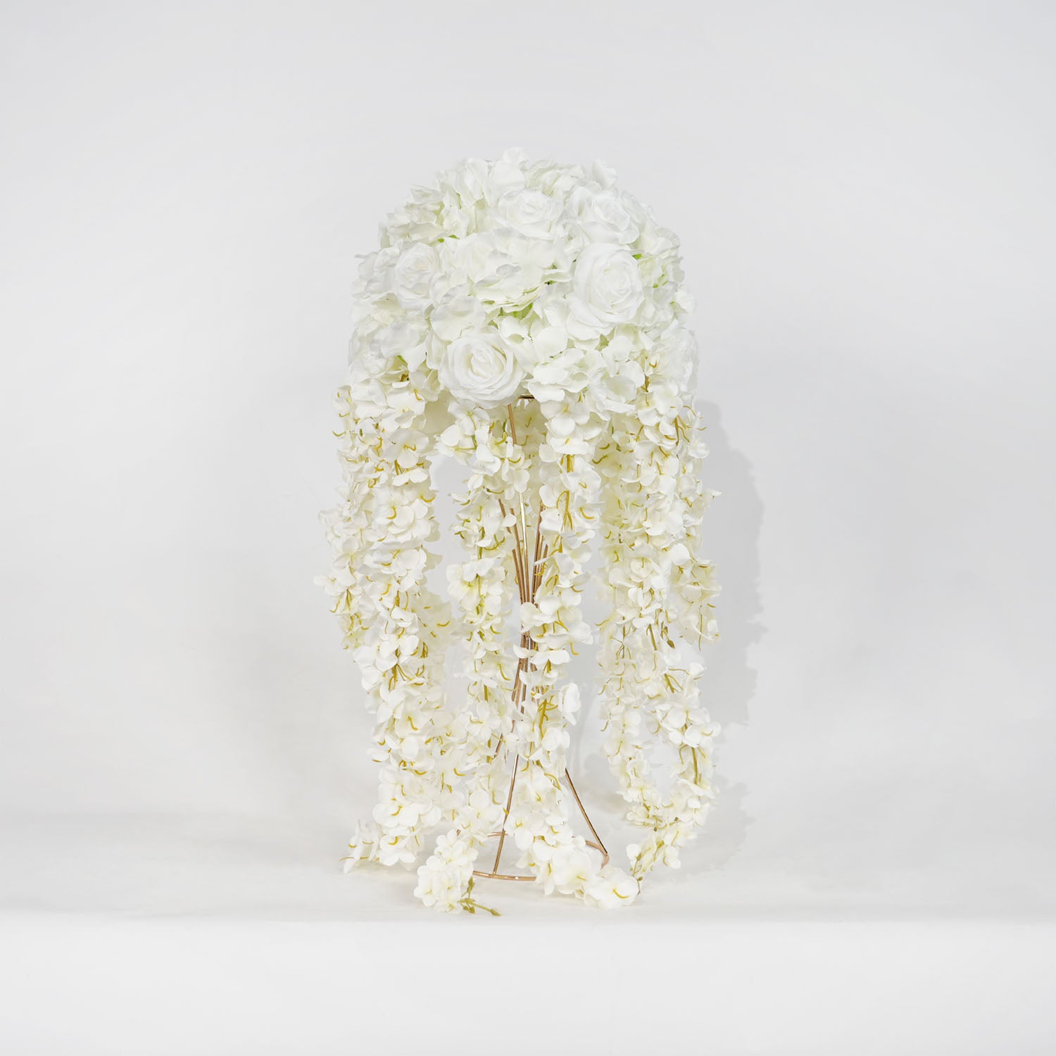 Artificial DIY Champagne Wisteria Vine Flores Table Centerpiece Figure 6