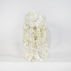 Artificial DIY Champagne Wisteria Vine Flores Table Centerpiece Figure 6
