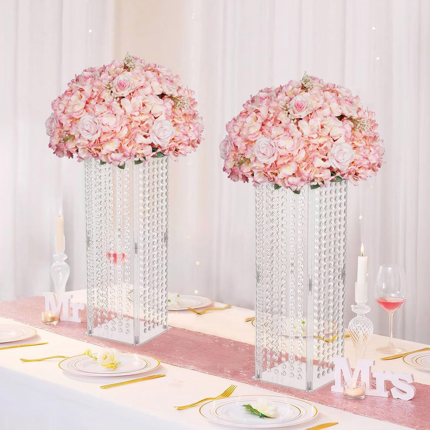 Artificial Pink Rose Hydrangea Bouquet Flower Ball 2 picture