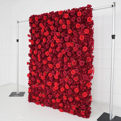Artificial Red Rose Wedding Flower Wall  Decoration Figure 10