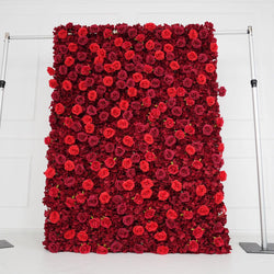 Artificial Red Rose Wedding Flower Wall  Decoration Figure 12